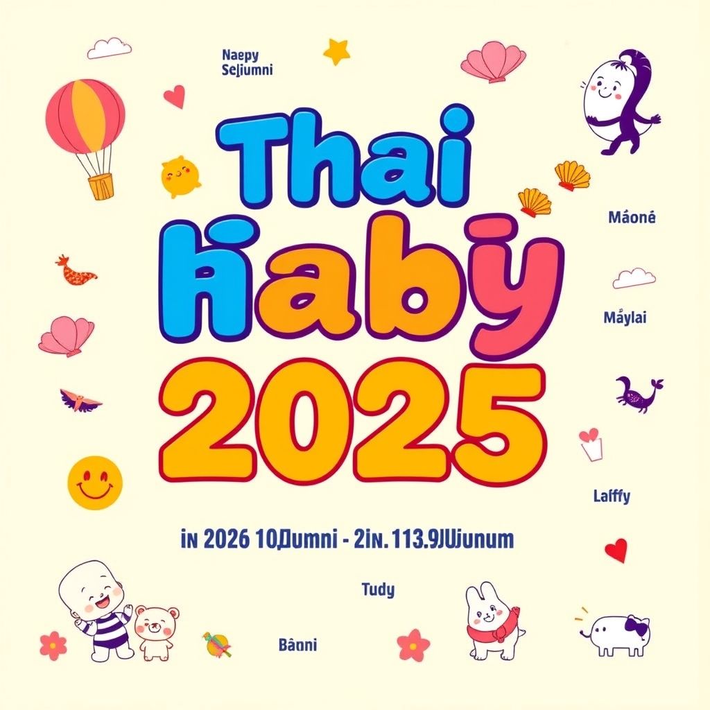 ชื่อเล่นลูกไทยปี 2025 สุดฮิต